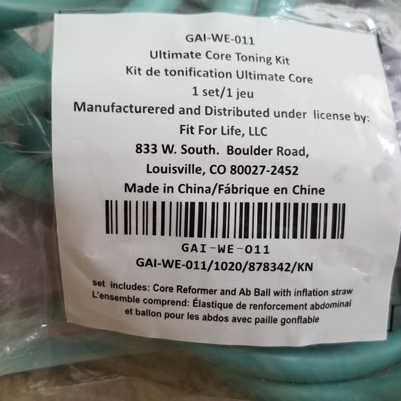 **NIP** Gaiam Studio Select Ultimate Core Toning Kit - Picture 5 of 5